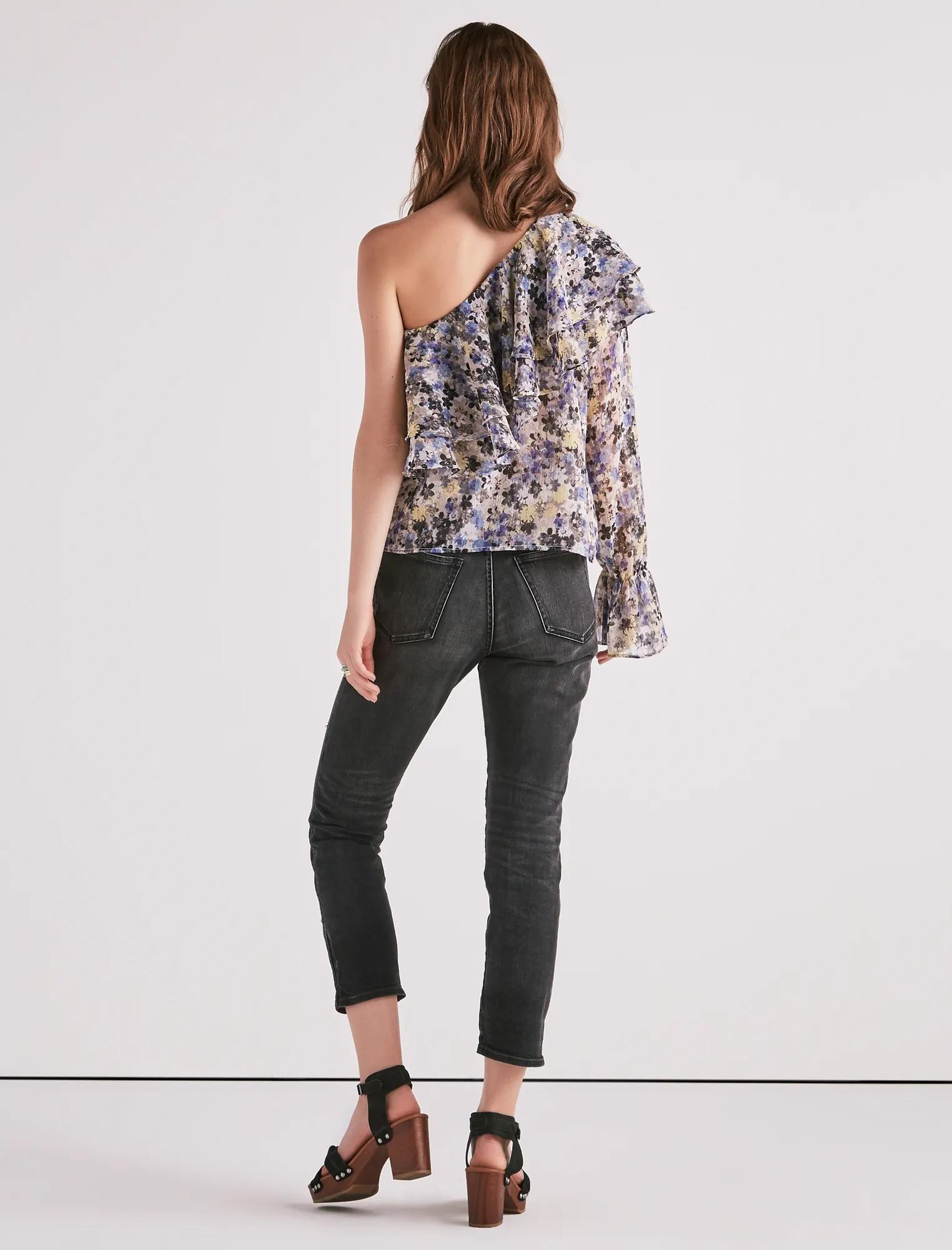 FLORAL ONE SHOULDER TOP, image 3