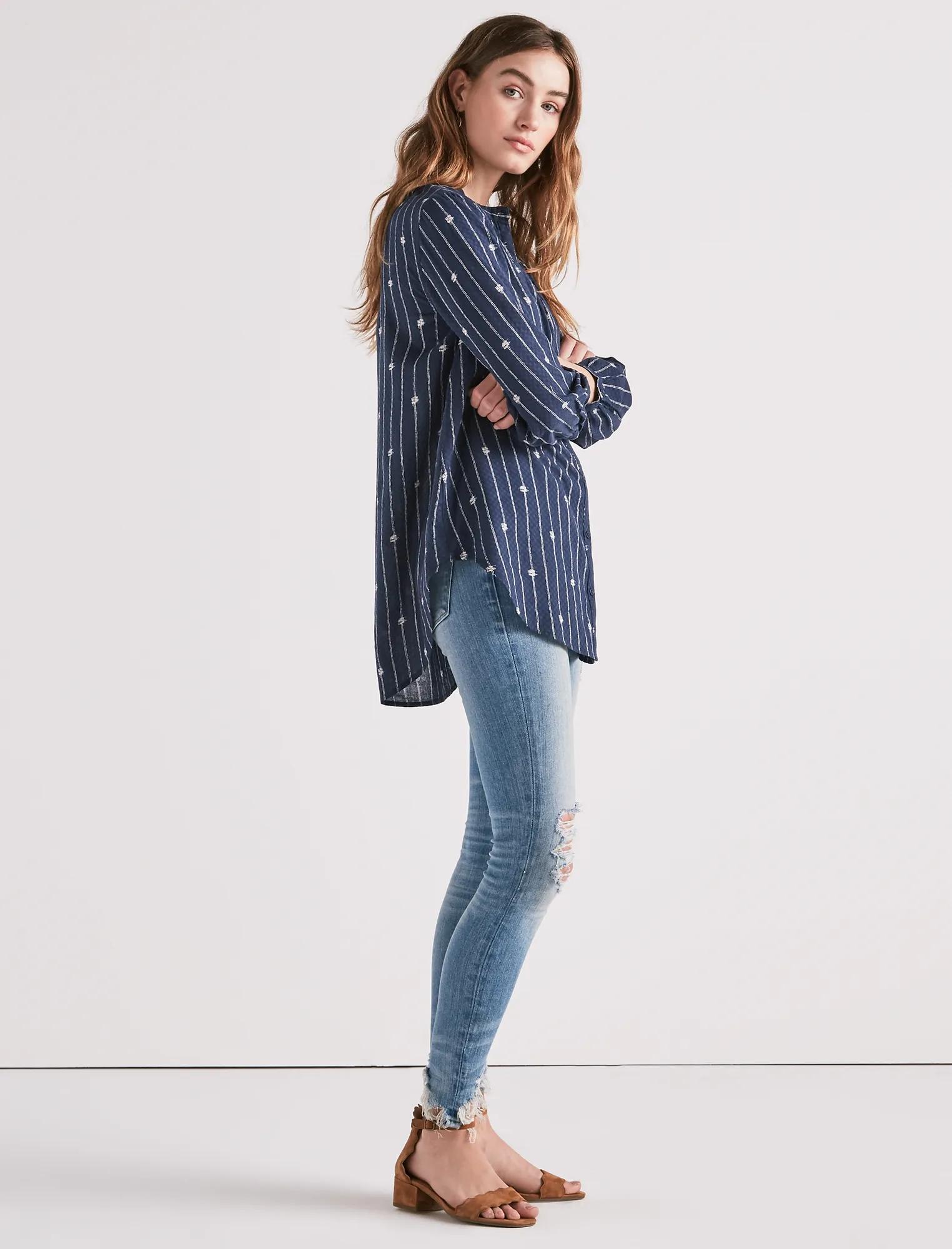 STRIPE TUNIC TOP, image 2