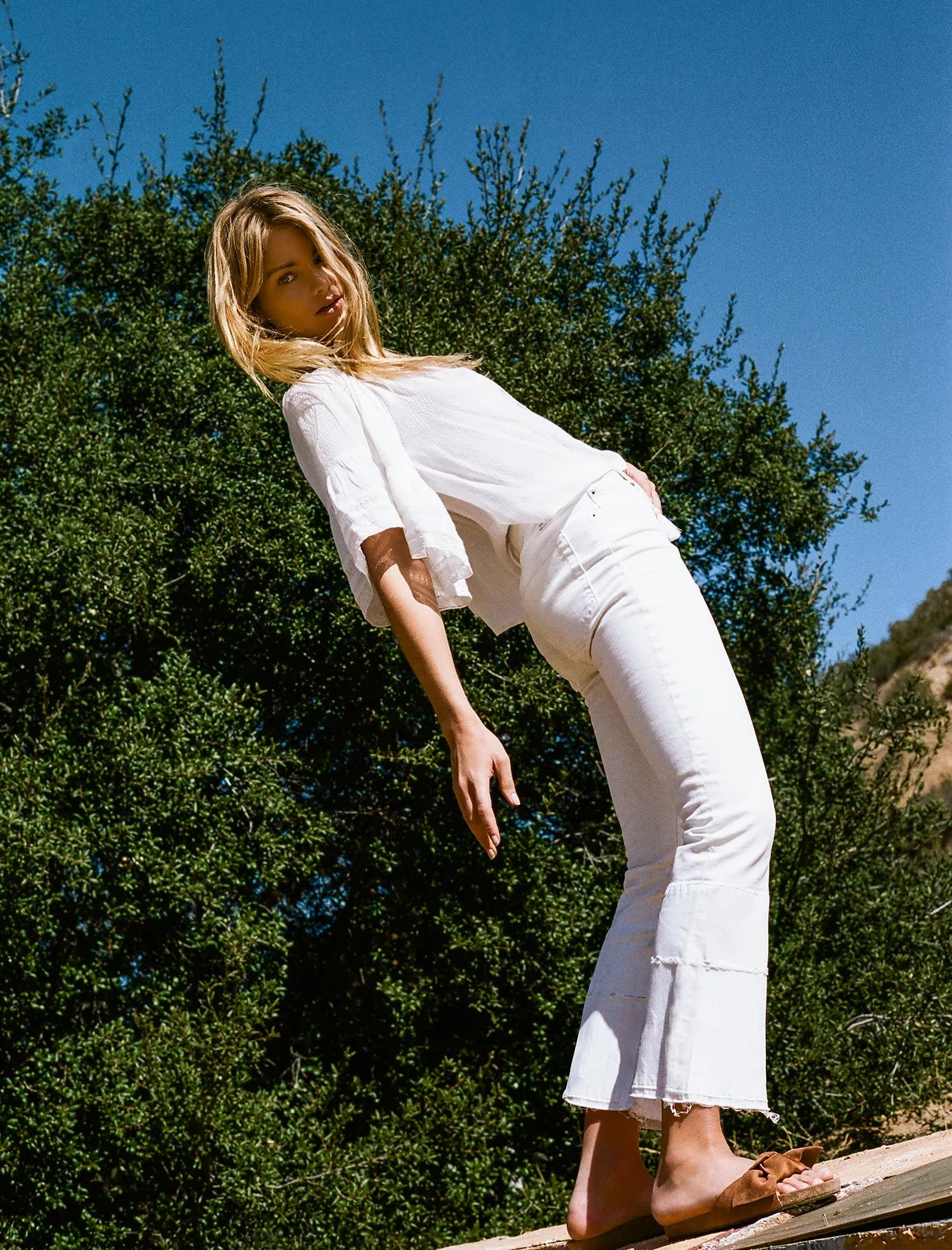 BELL SLEEVE PEASANT TOP, image 4
