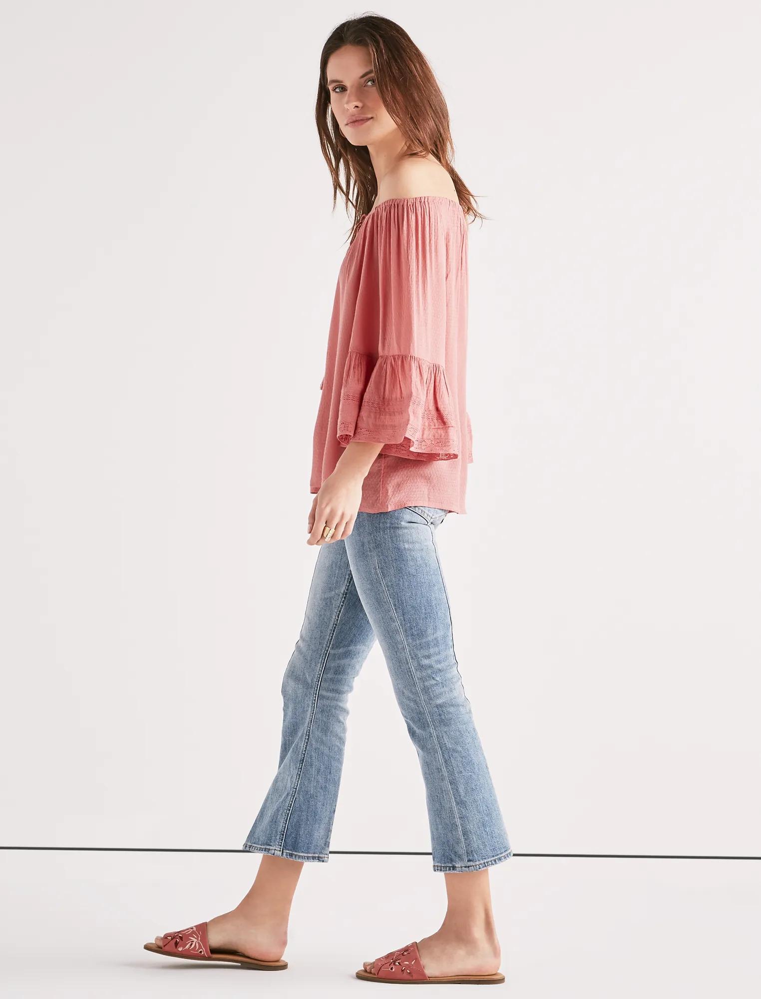 BELL SLEEVE PEASANT TOP, image 2
