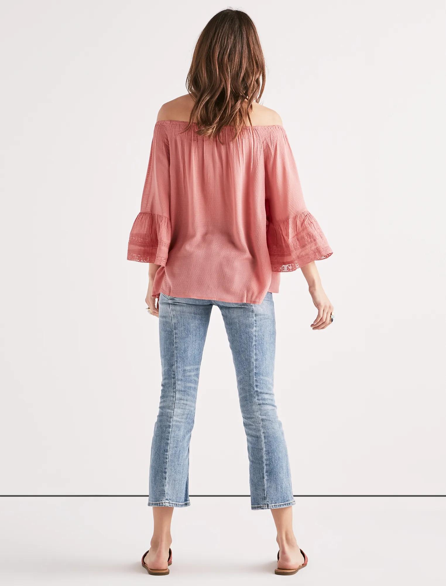 BELL SLEEVE PEASANT TOP, image 3