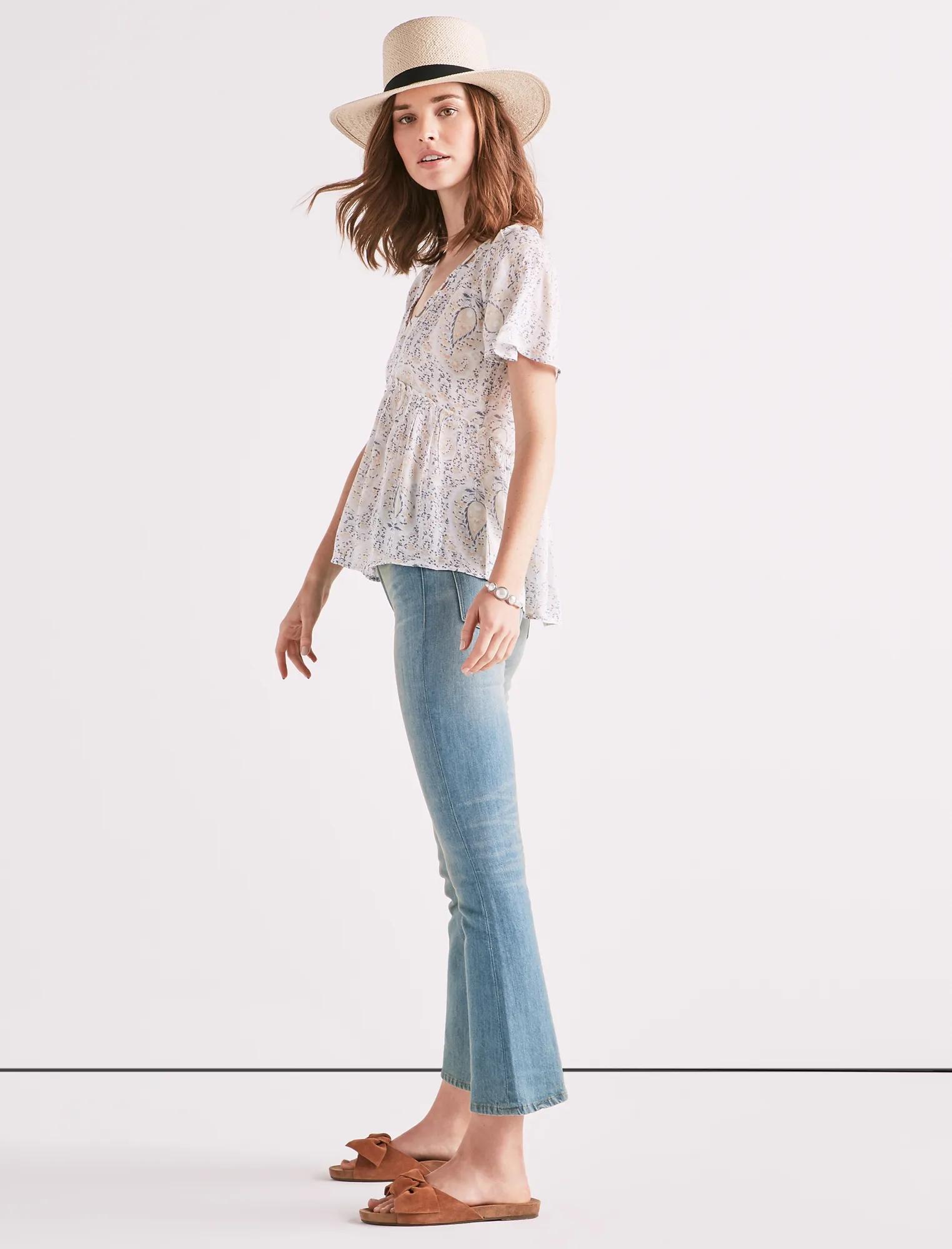 FLUTTER SLEEVE TOP, image 2