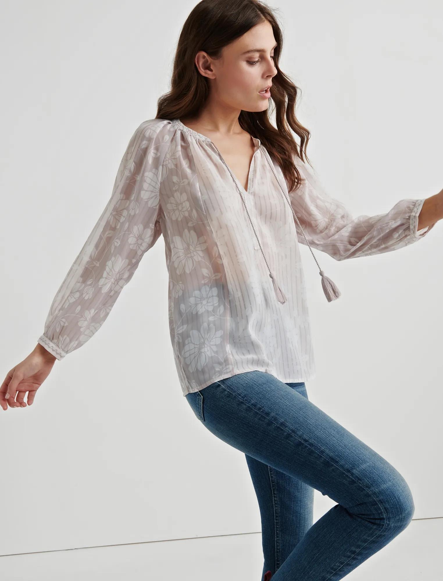 MIXED PRINT TOP, image 2