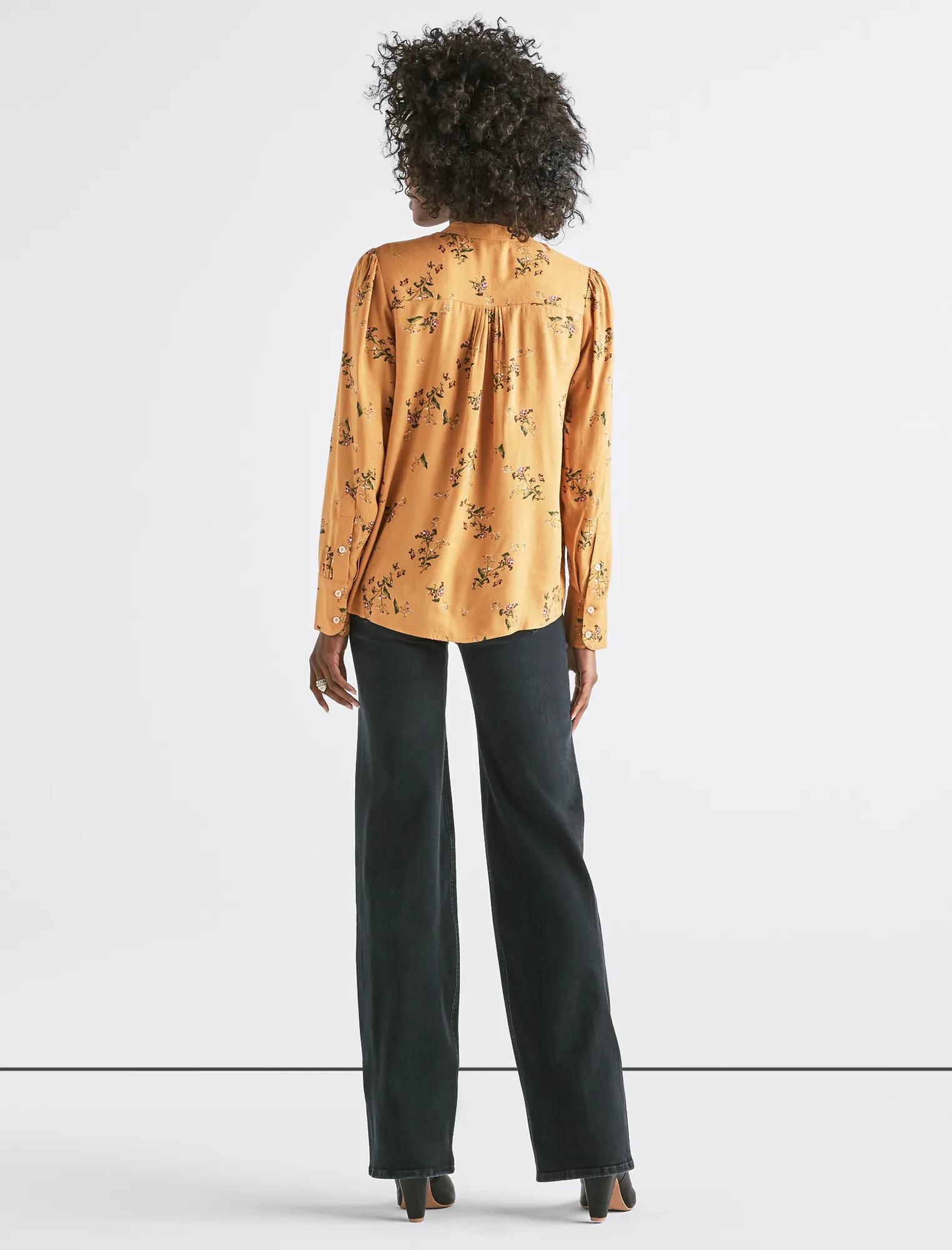 PRINTED PUFF SLEEVE SHIRT, image 3