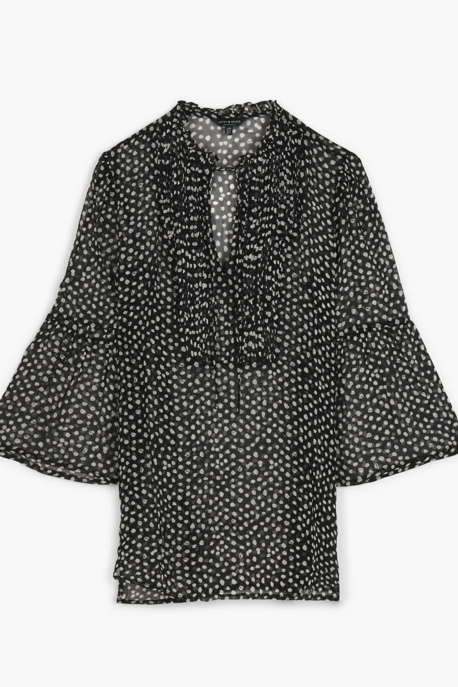 POLKA DOT TUNIC TOP, image 1