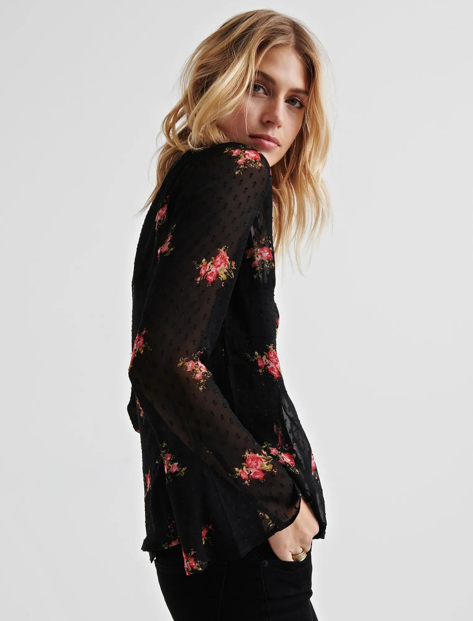 CLIP DOT PRINTED TOP, image 2
