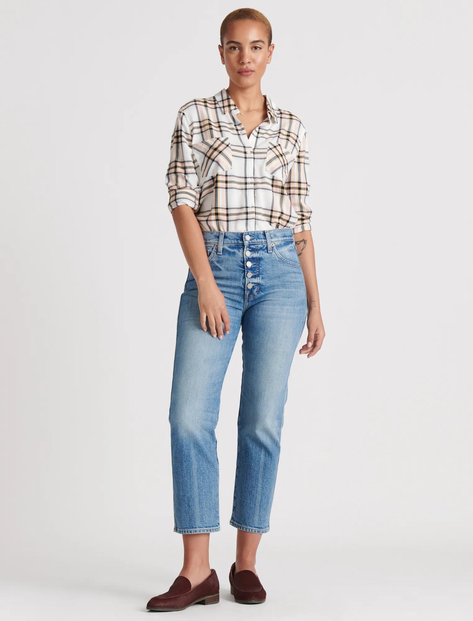 PLAID BOYFRIEND SHIRT, image 2