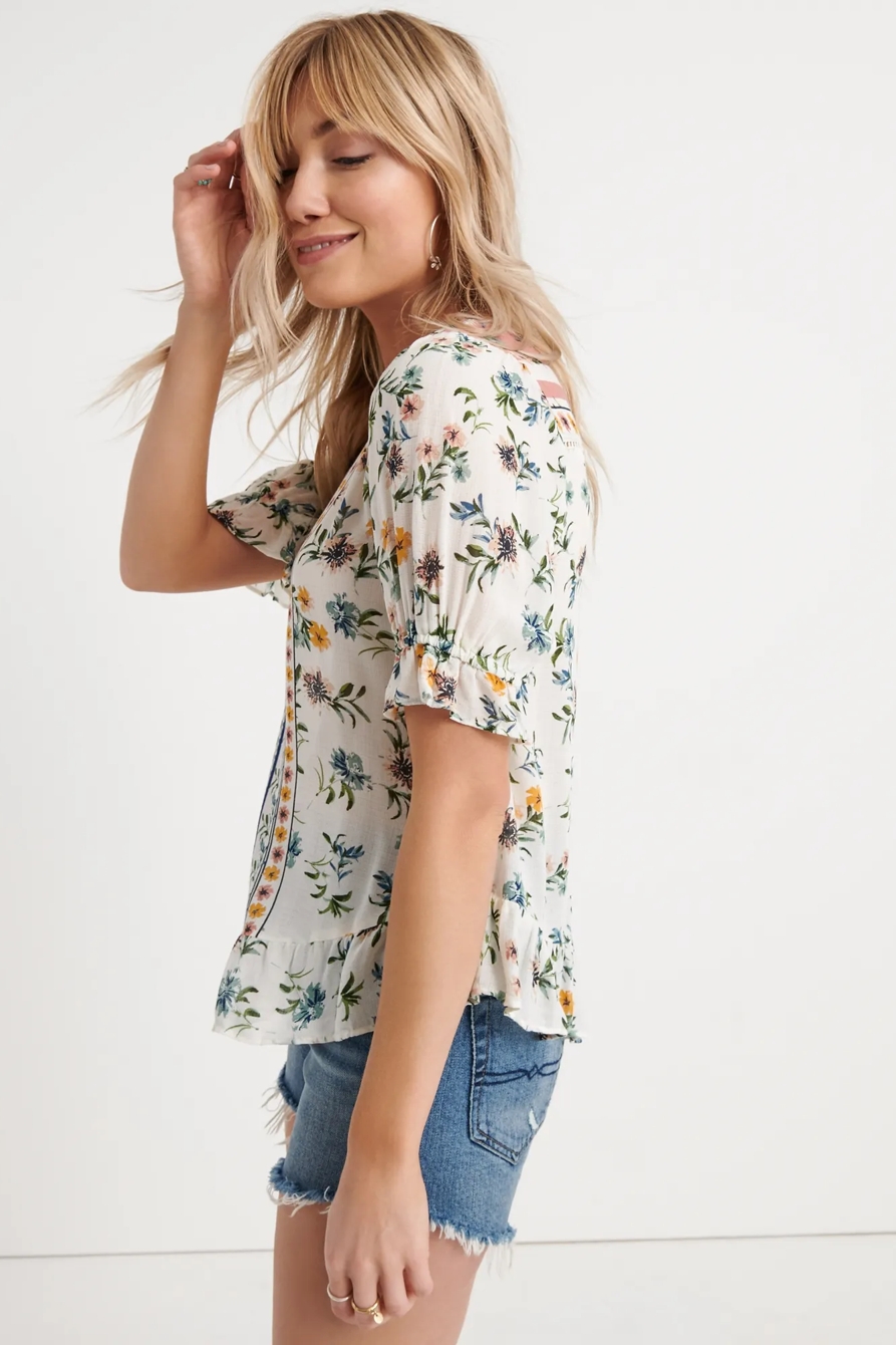 PRINTED MAYA TOP, image 2