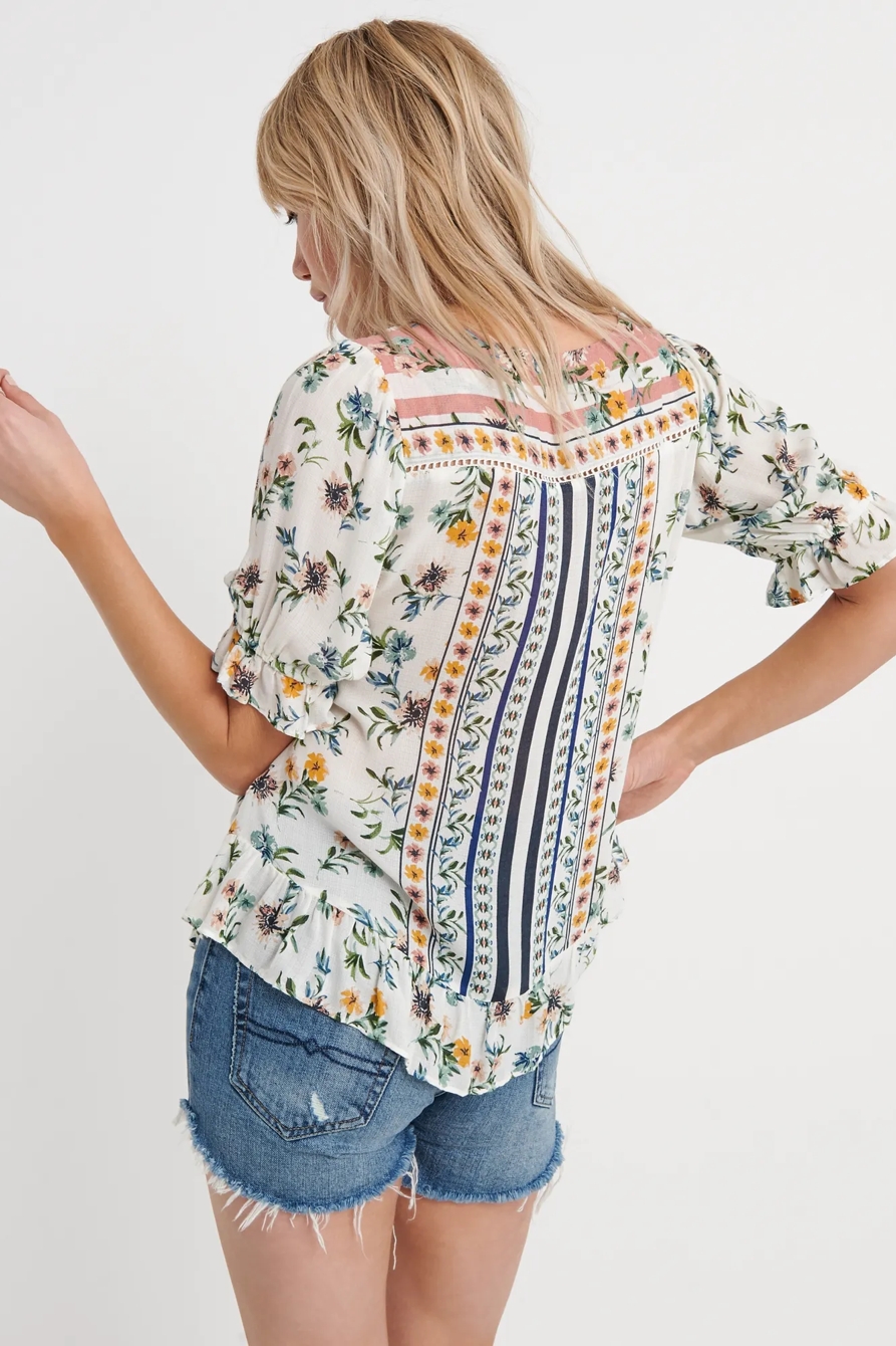 PRINTED MAYA TOP, image 3