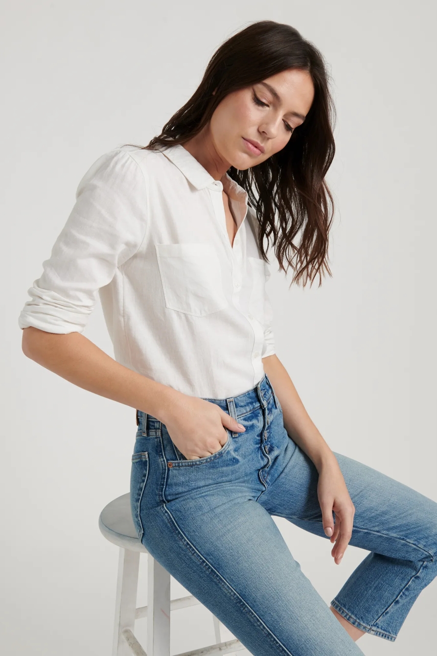ASHLEY BUTTON DOWN SHIRT, image 6