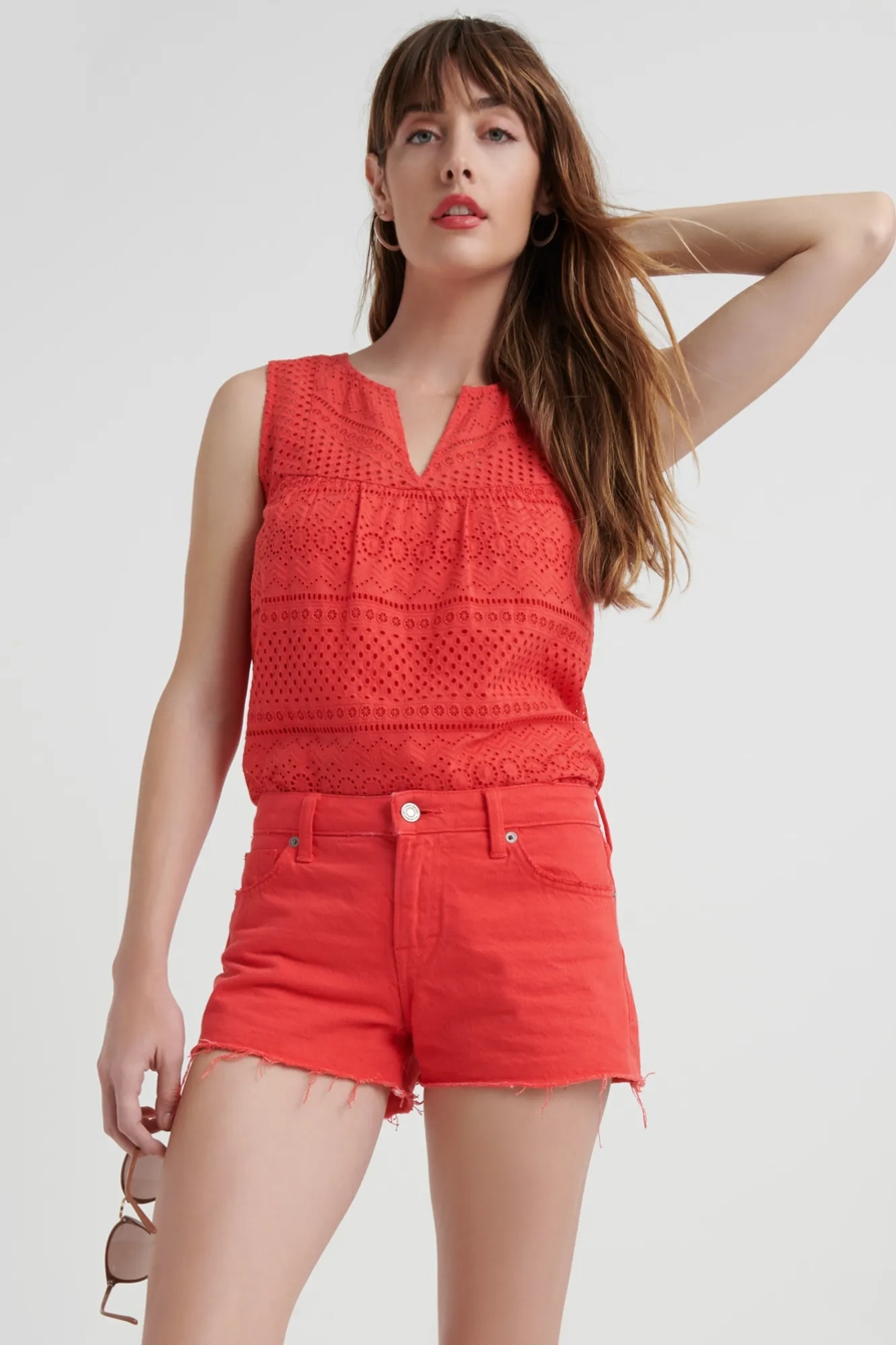 EYELET TANK TOP, image 1