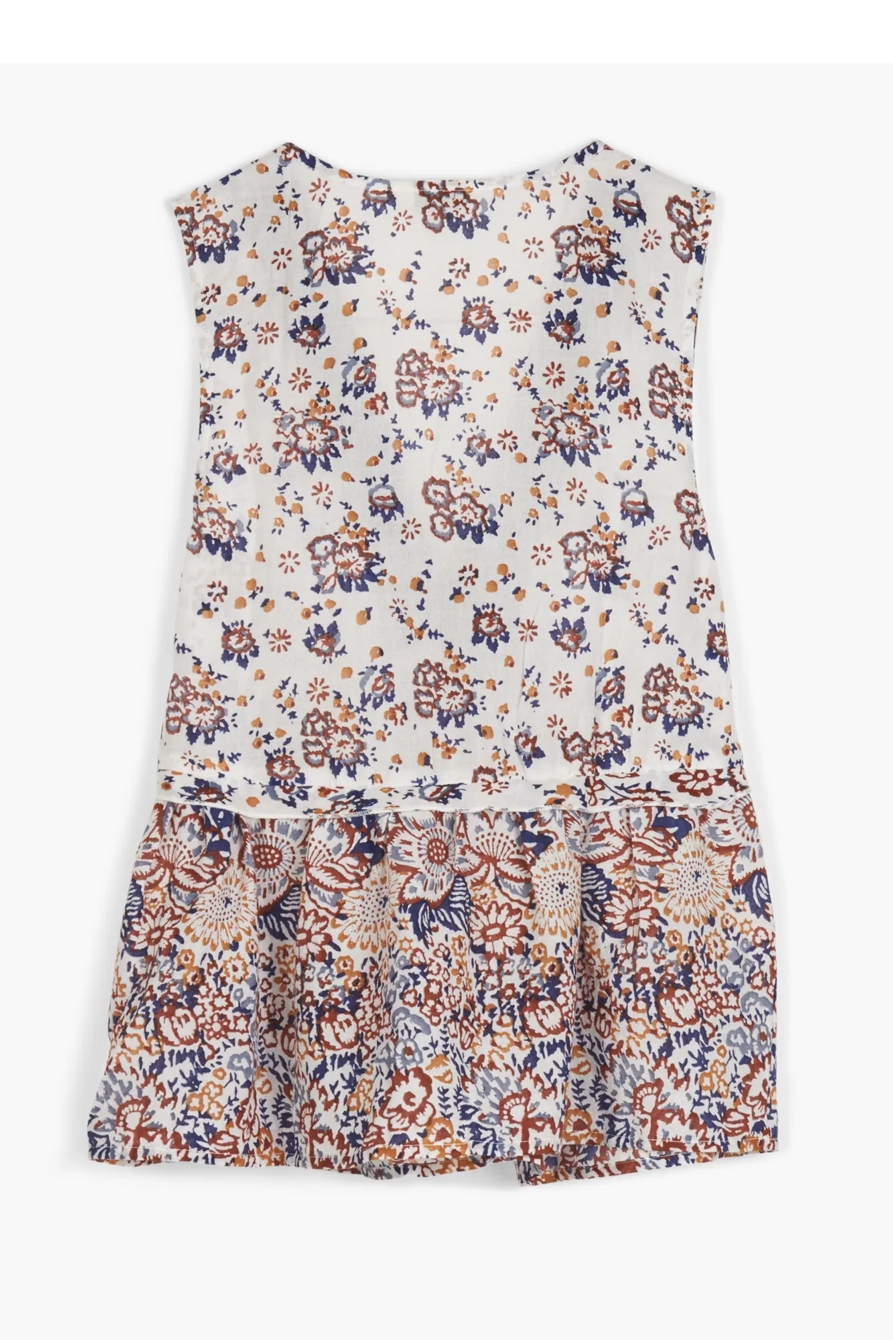 EMB SLEEVELESS ROMANTIC TOP, image 2