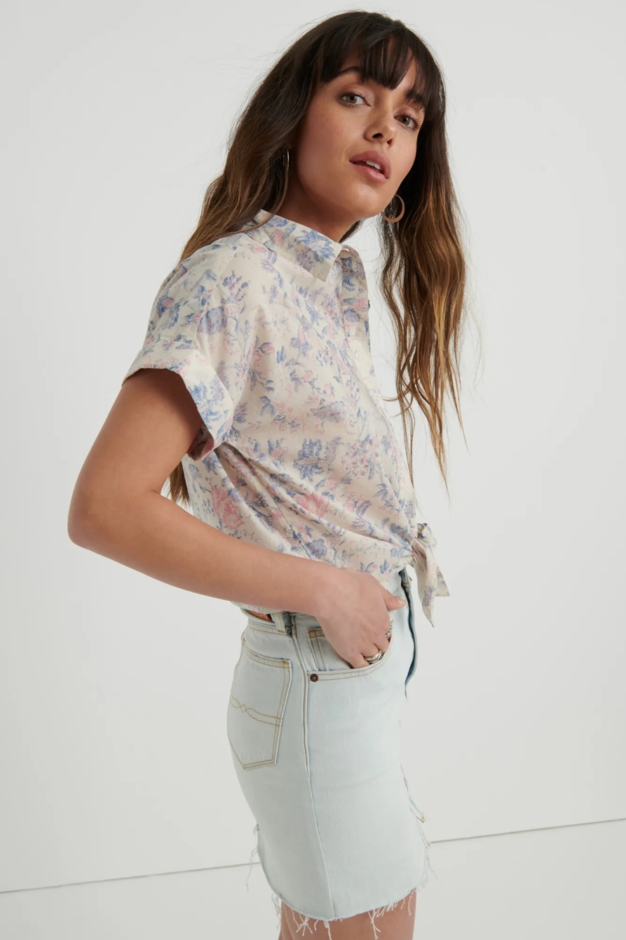 FLORAL SASHA SHIRT, image 2