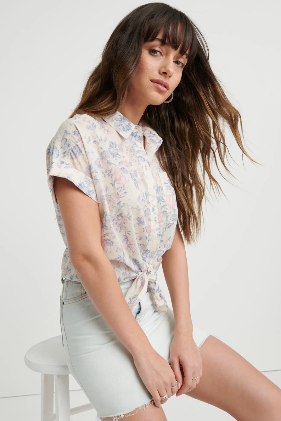 FLORAL SASHA SHIRT, image 4