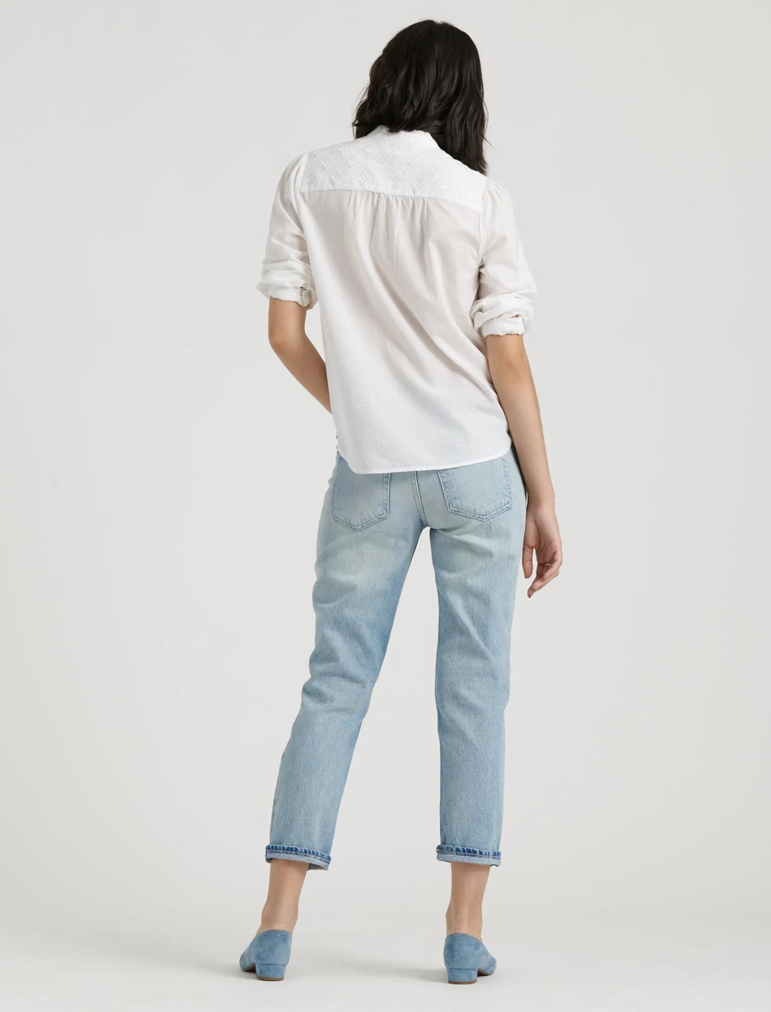 ARIANA RUFFLE NECK TOP, image 4