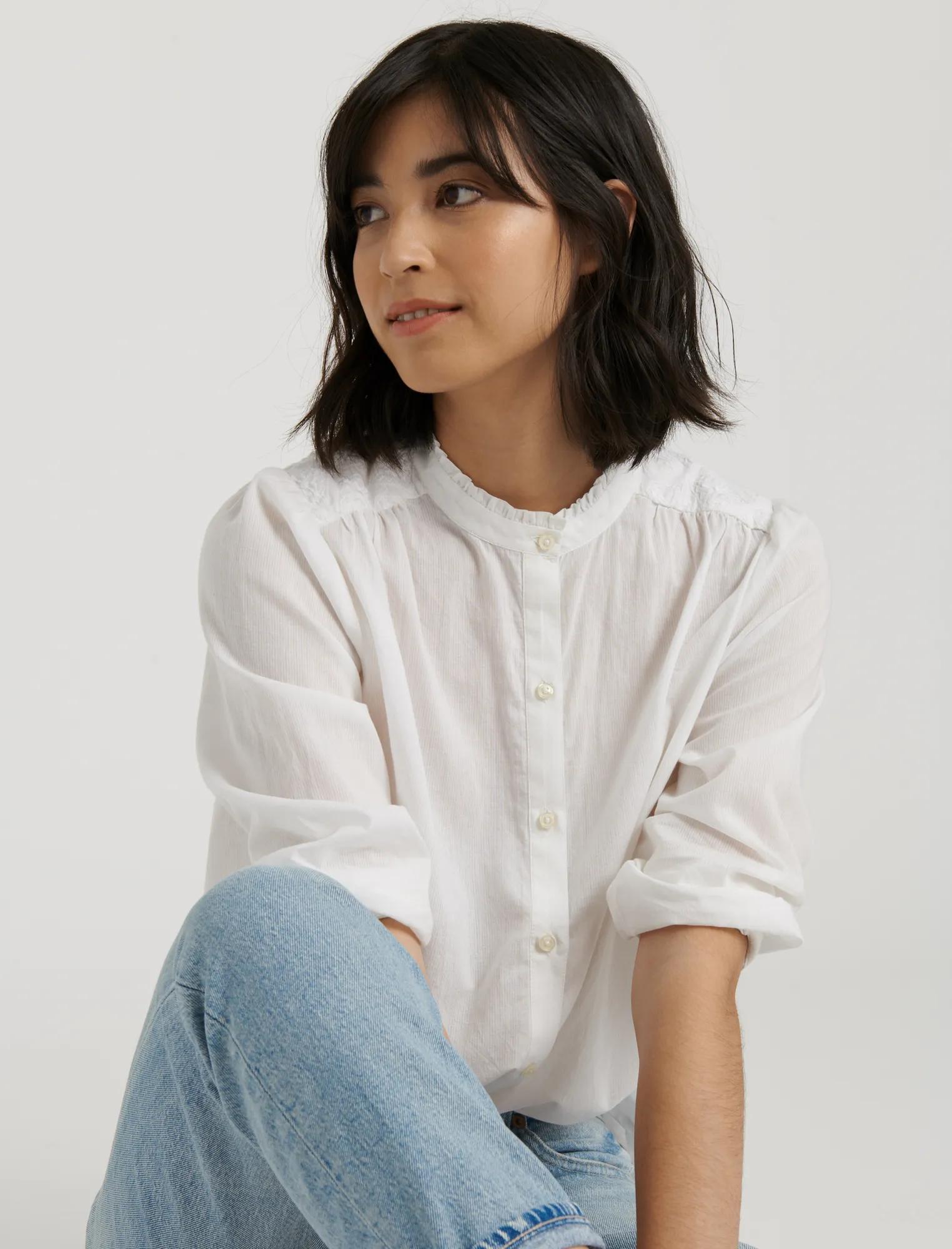 ARIANA RUFFLE NECK TOP, image 6