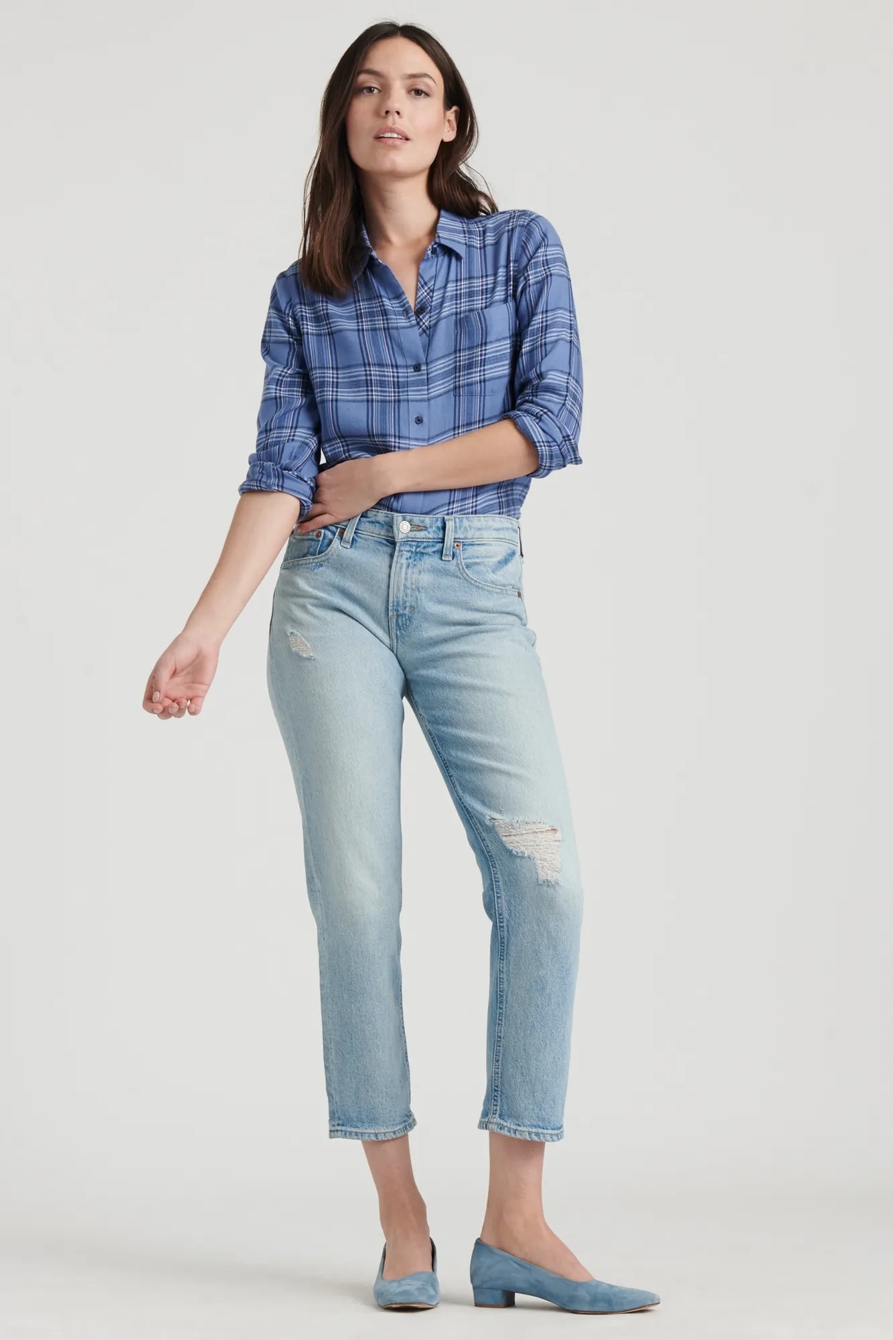 CLASSIC ONE POCKET PLAID SHIRT, image 2