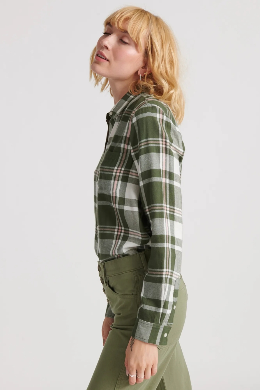 CLASSIC ONE POCKET PLAID SHIRT, image 3