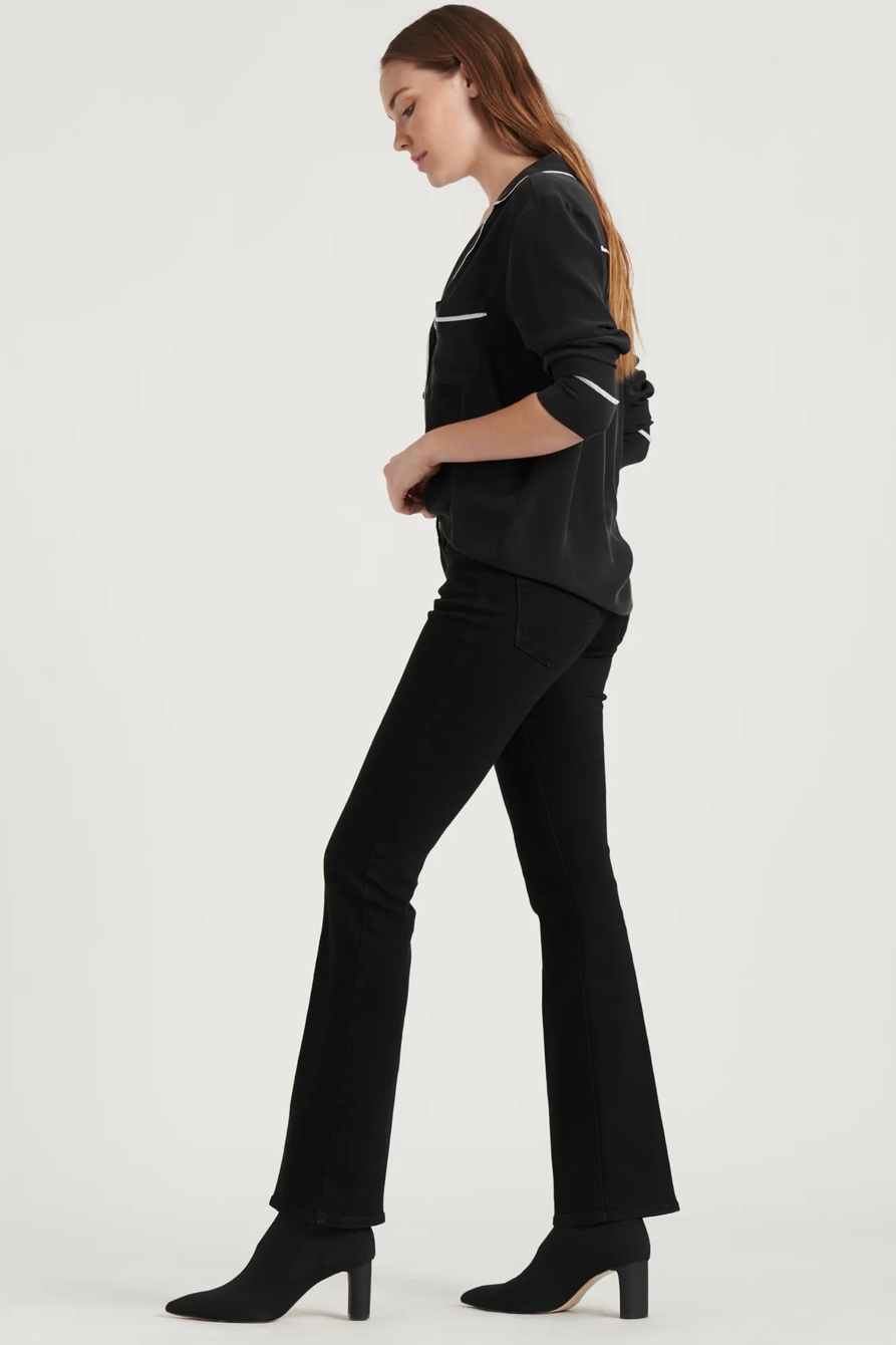 MAGGIE SILK PAJAMA TOP, image 3