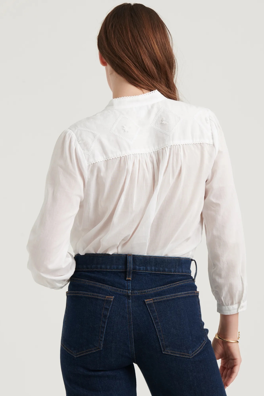 MARIA FLORAL APPLIQUE TOP, image 4