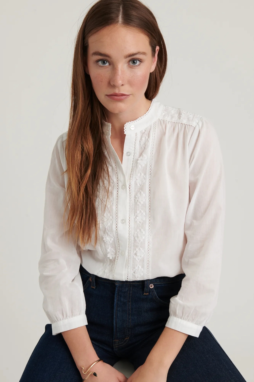 MARIA FLORAL APPLIQUE TOP, image 7