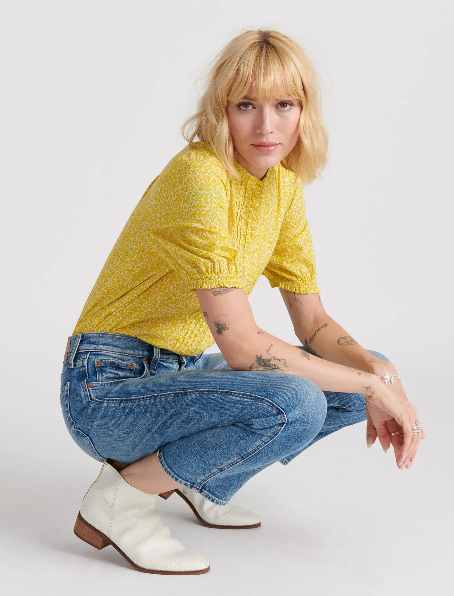 DAKOTA RUFFLE SLEEVE TOP, image 2