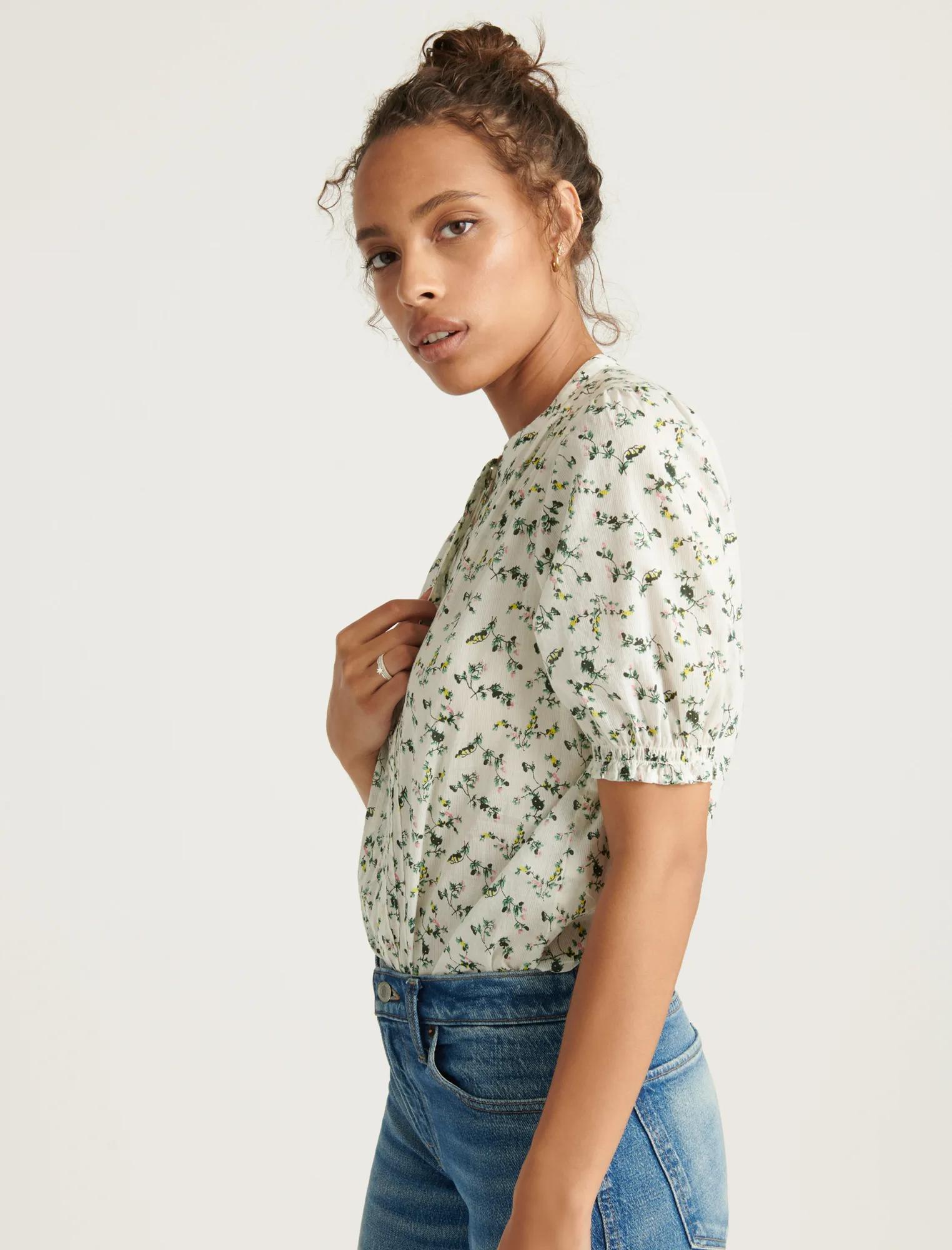 DAKOTA RUFFLE SLEEVE TOP, image 3