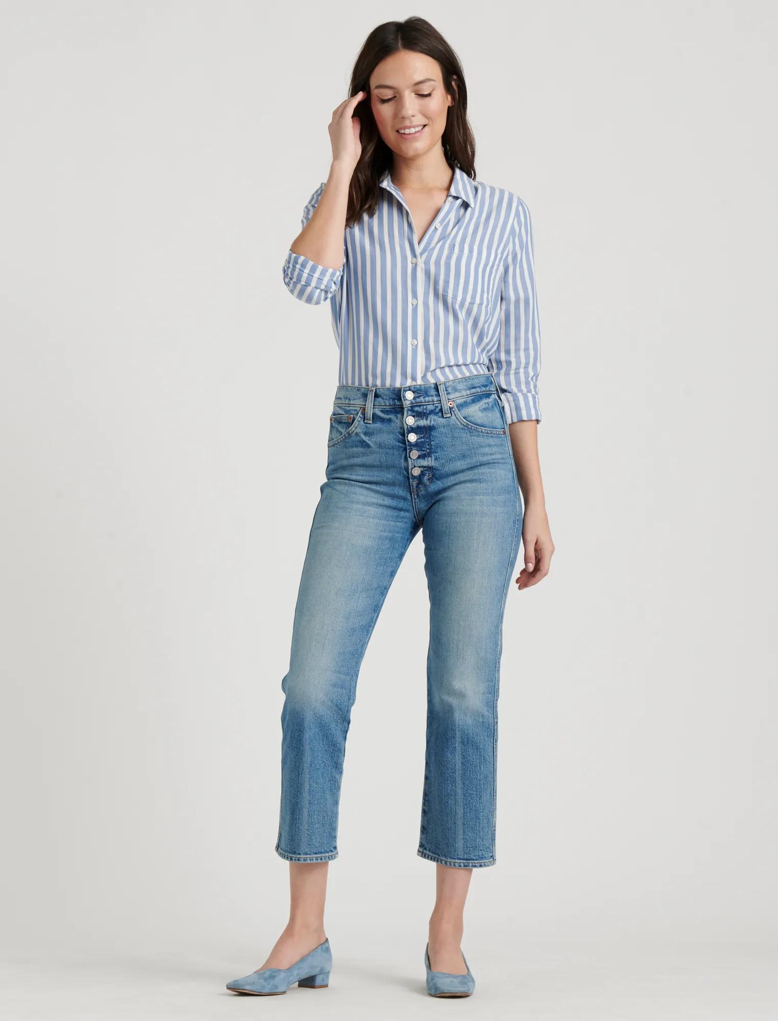 CLASSIC ONE POCKET STRIPE SHIRT, image 2