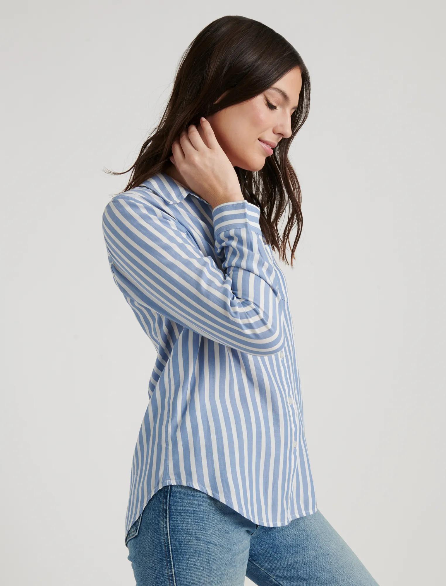 CLASSIC ONE POCKET STRIPE SHIRT, image 7