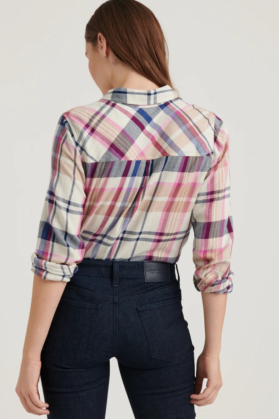 CLASSIC ONE POCKET PLAID SHIRT, image 4
