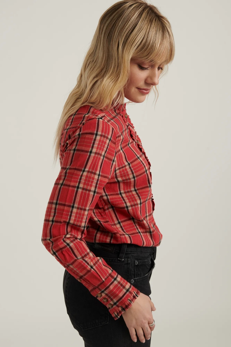 AUDREY RUFFLE TUNIC TOP, image 3