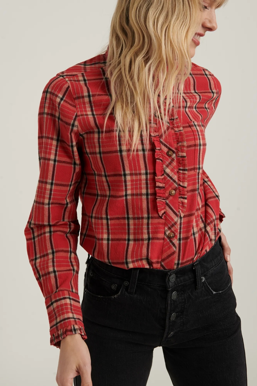 AUDREY RUFFLE TUNIC TOP, image 5