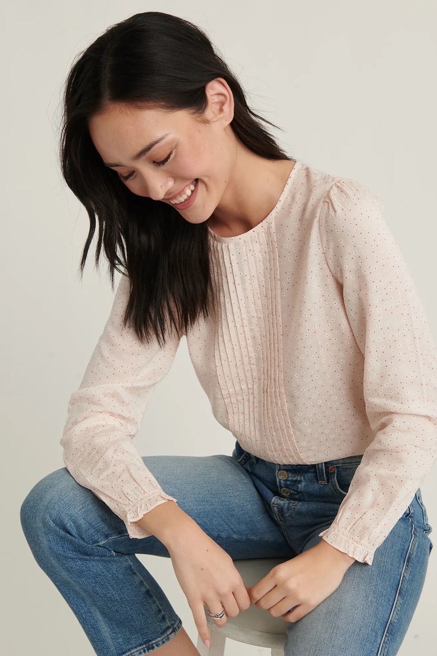 LEA PINTUCK BLOUSE, image 5