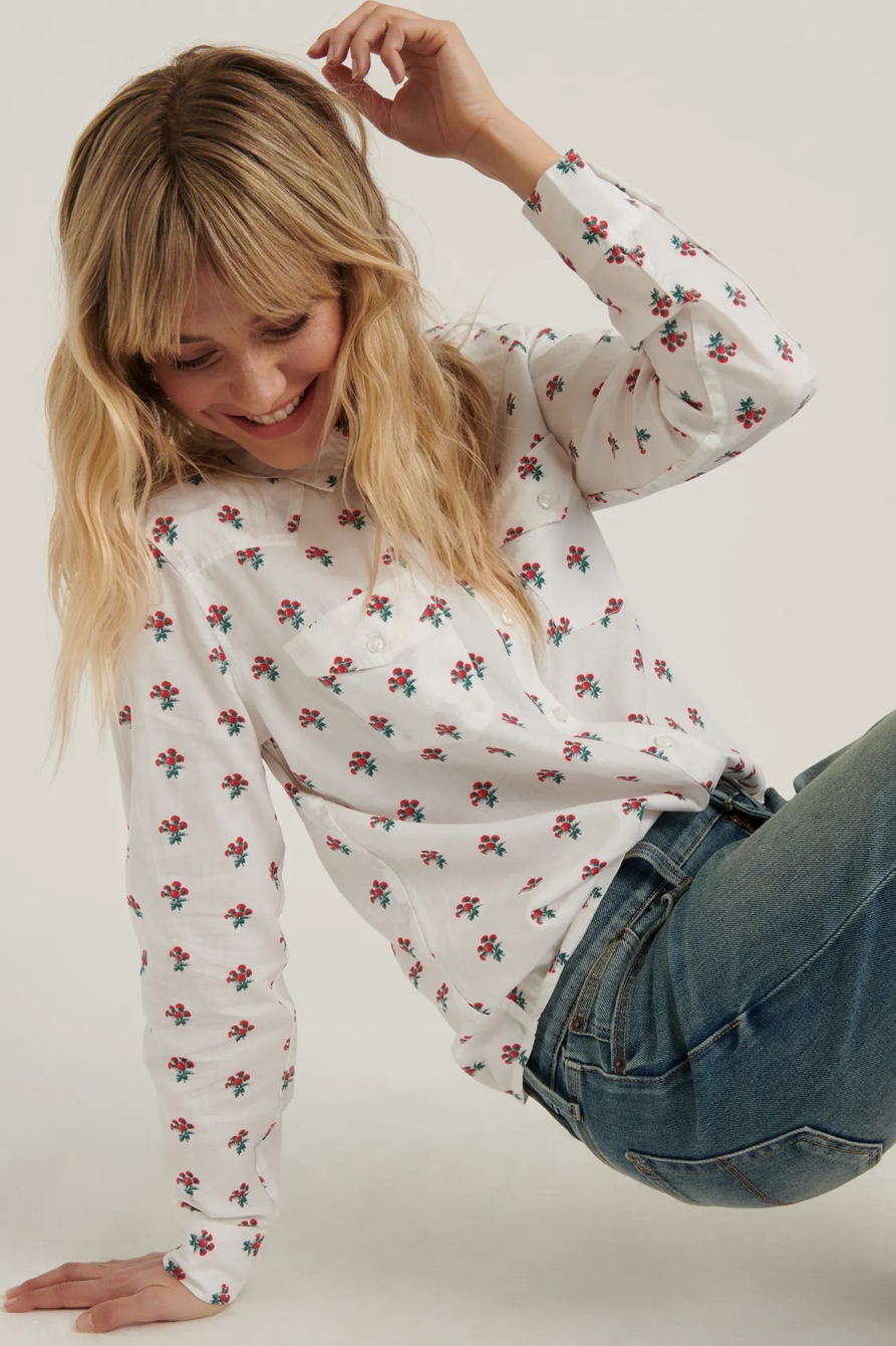 FLORAL WESTERN SHIRT, image 5
