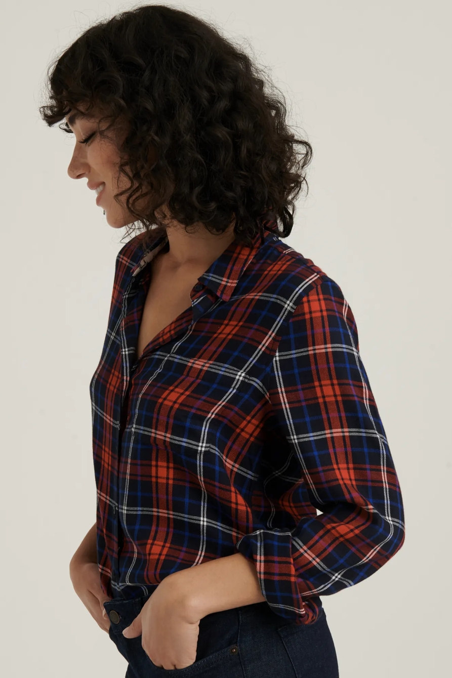 CLASSIC ONE POCKET PLAID SHIRT, image 2