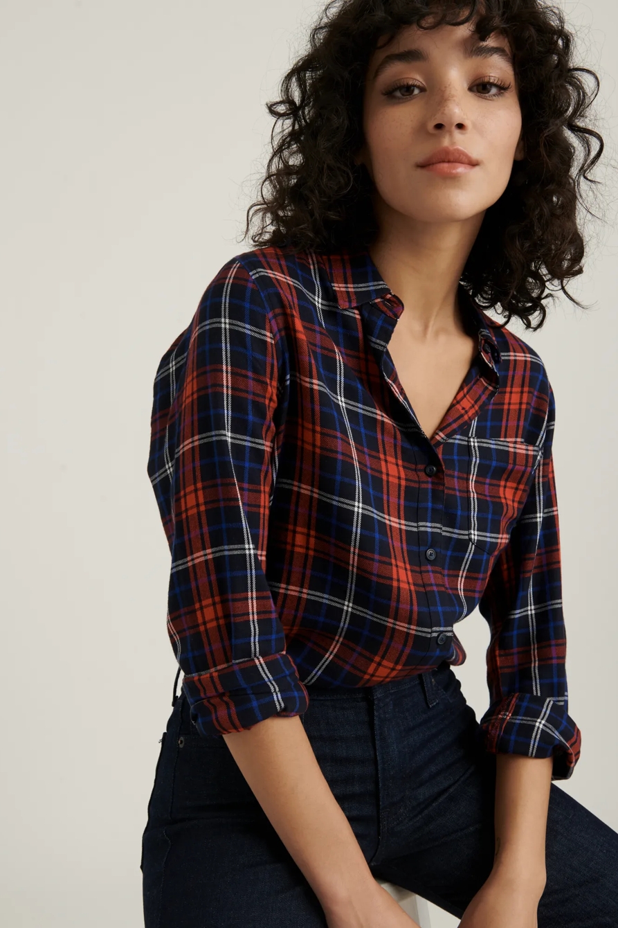 CLASSIC ONE POCKET PLAID SHIRT, image 4