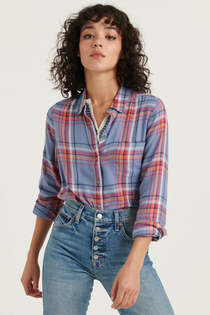 CLASSIC ONE POCKET PLAID SHIRT, image 2