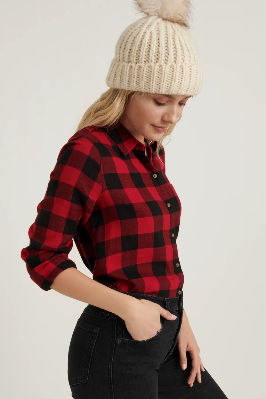 CLASSIC ONE POCKET PLAID SHIRT, image 2