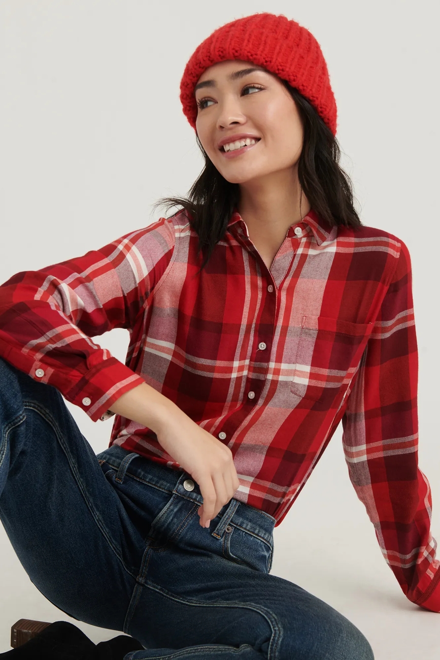 CLASSIC ONE POCKET PLAID SHIRT, image 5