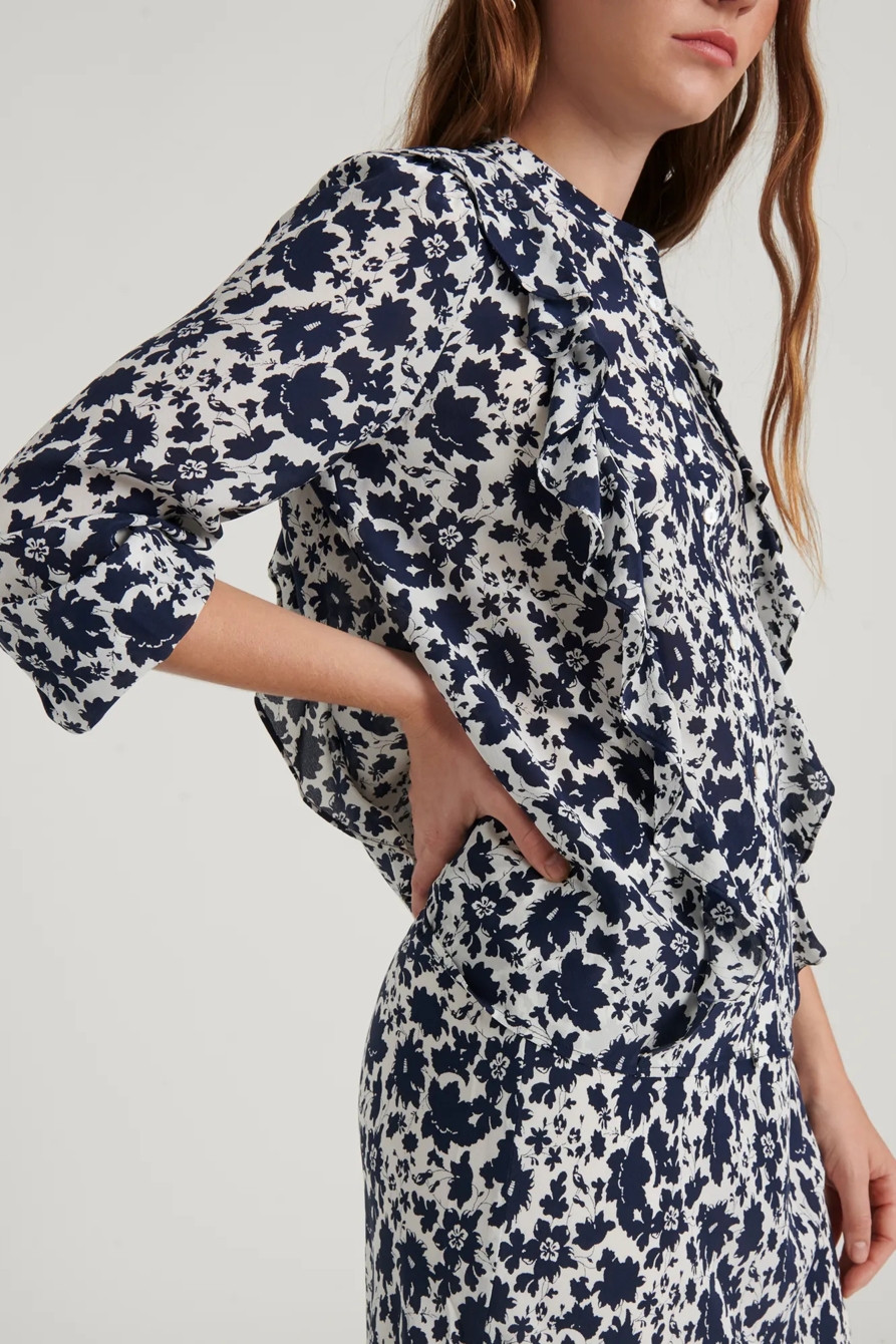 VICTORIA RUFFLE BLOUSE, image 4