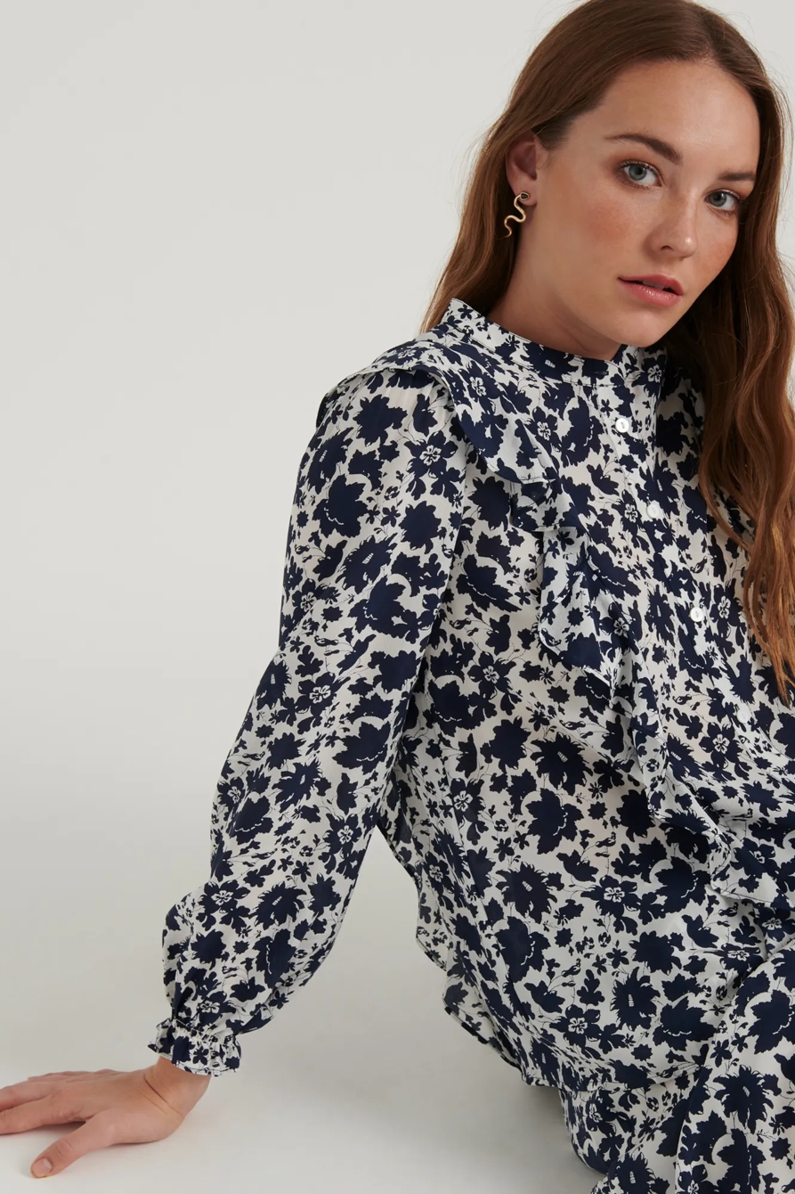 VICTORIA RUFFLE BLOUSE, image 5
