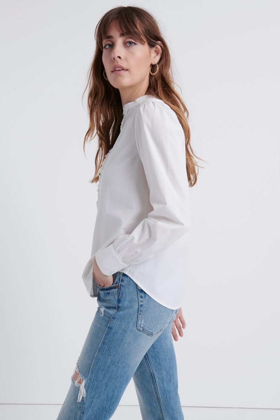 RUFFLE PLACKET SHIRT, image 2