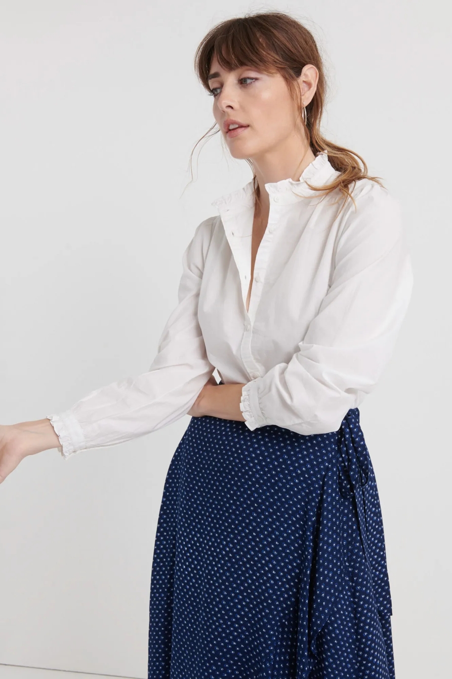 RUFFLE COLLAR SHIRT, image 4