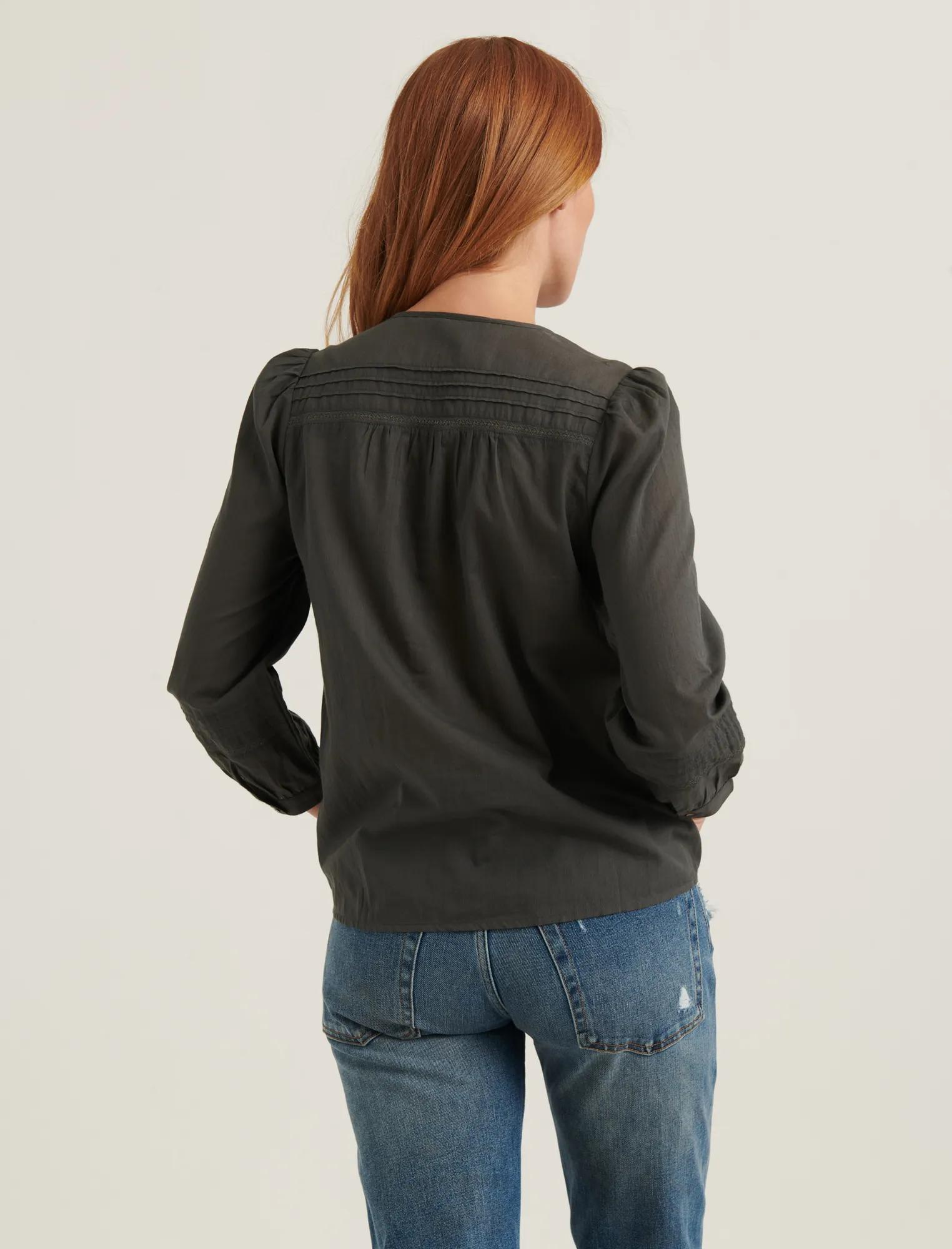 LILY EMBROIDERED POPOVER TOP, image 4