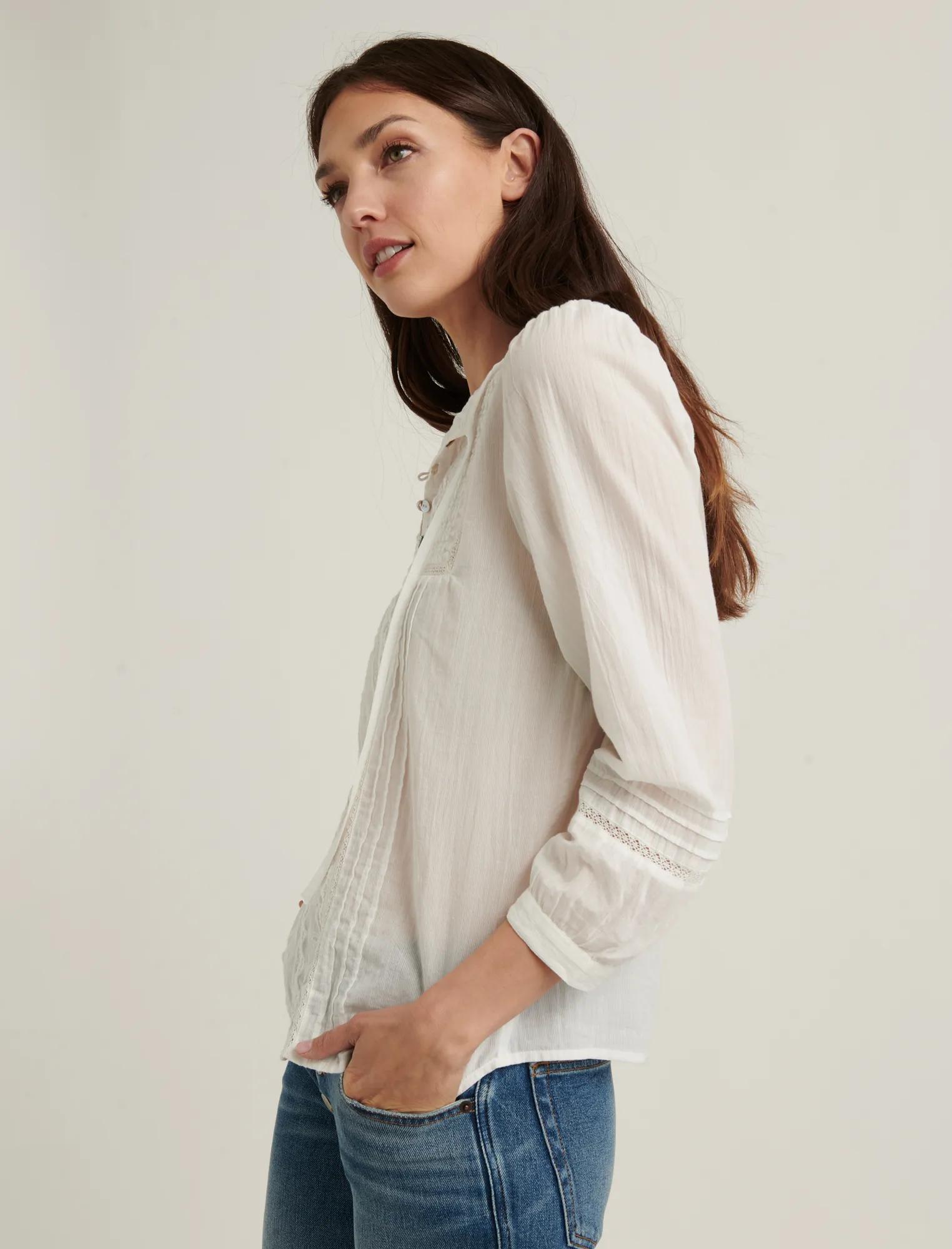 LILY EMBROIDERED POPOVER TOP, image 3