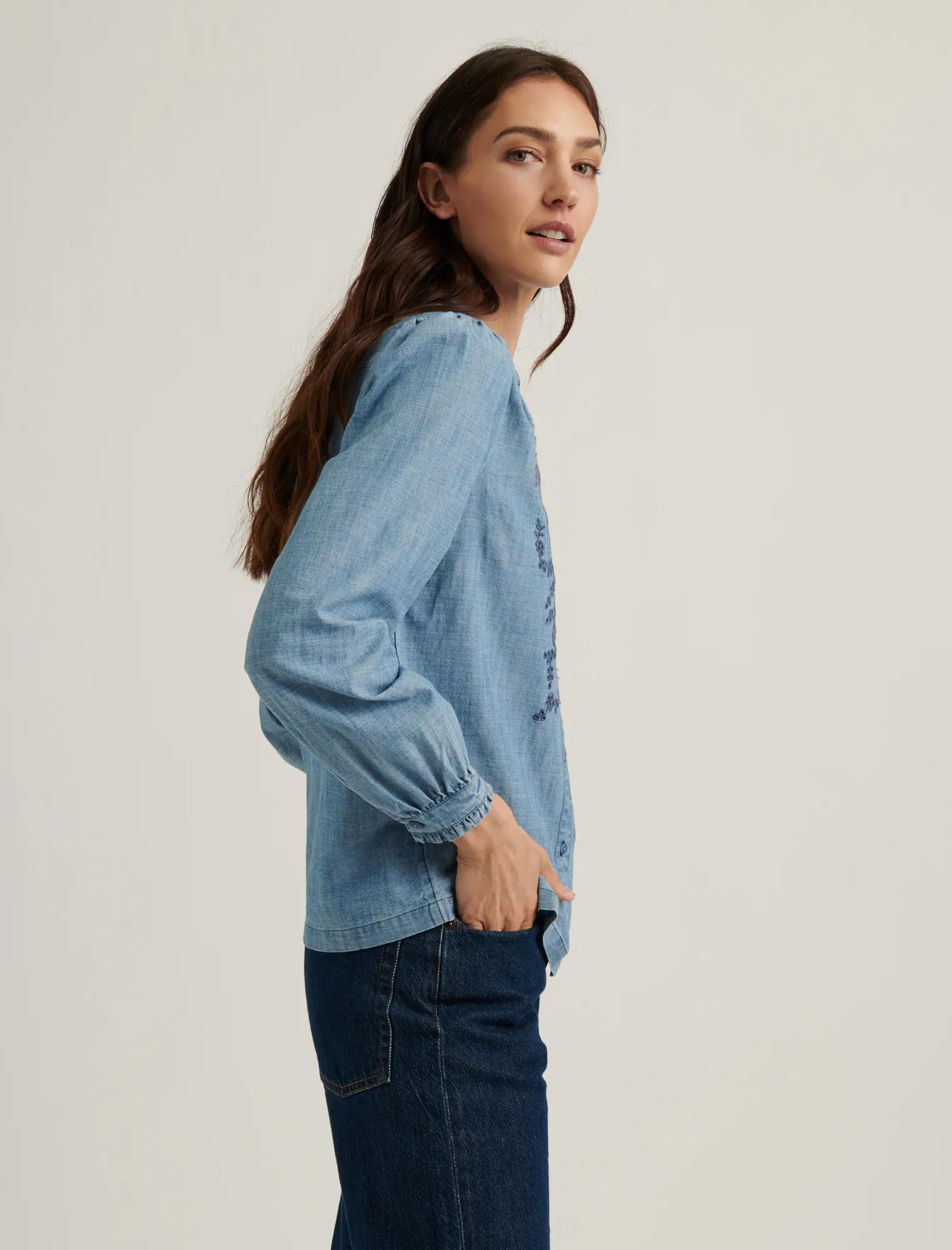 EYELET POET TOP, image 3