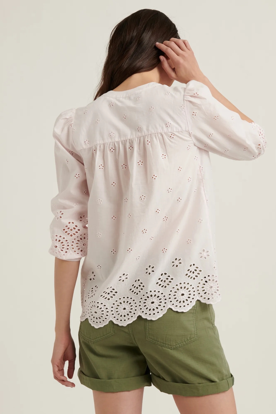 REBECCA EYELET POPOVER TOP, image 3