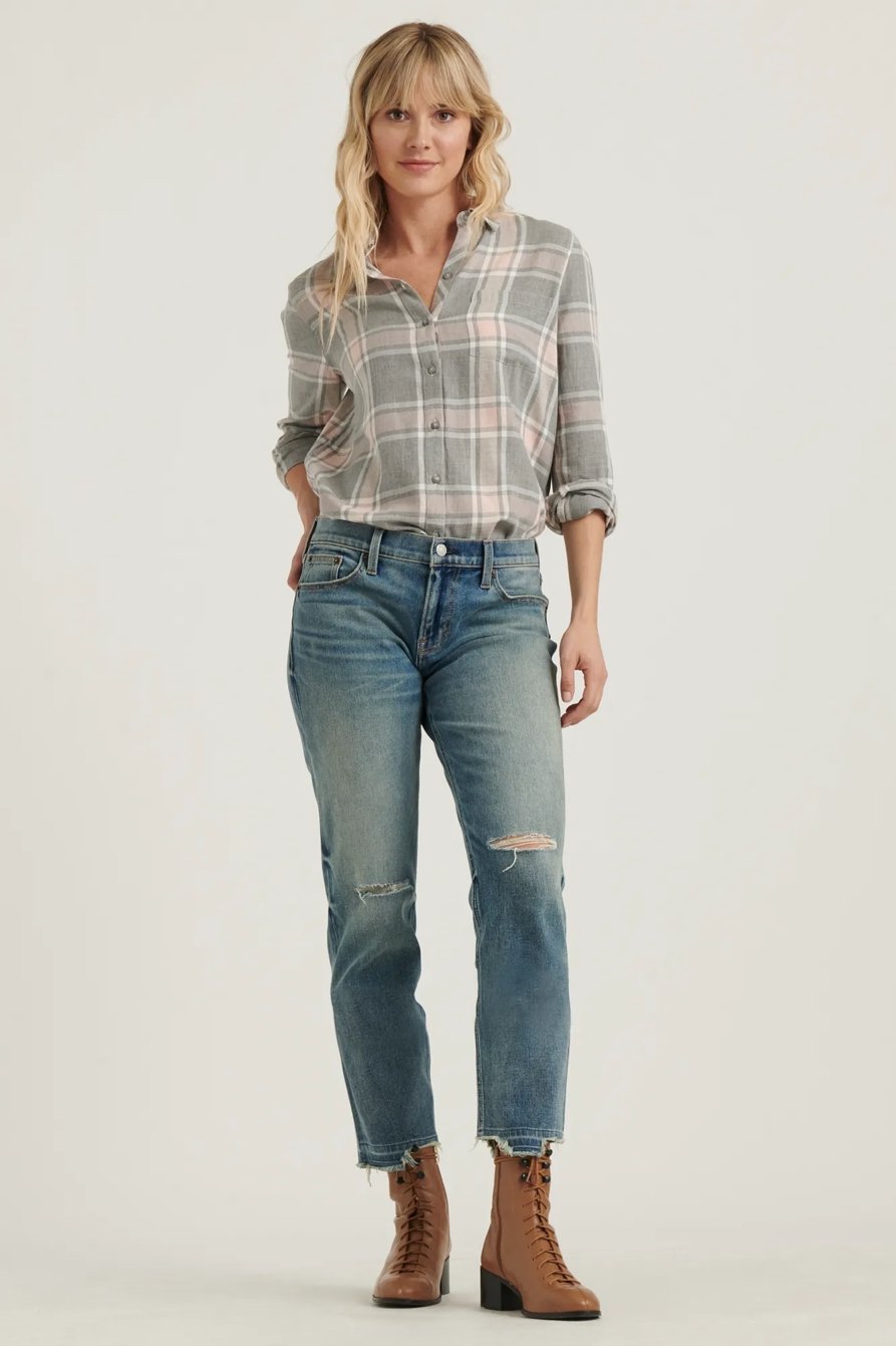 CLASSIC ONE POCKET PLAID SHIRT, image 2