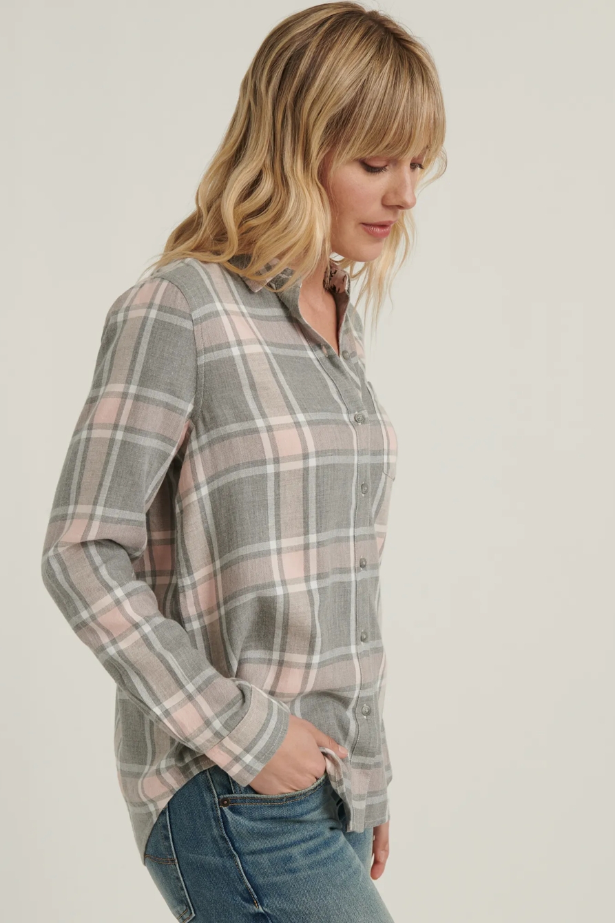 CLASSIC ONE POCKET PLAID SHIRT, image 3