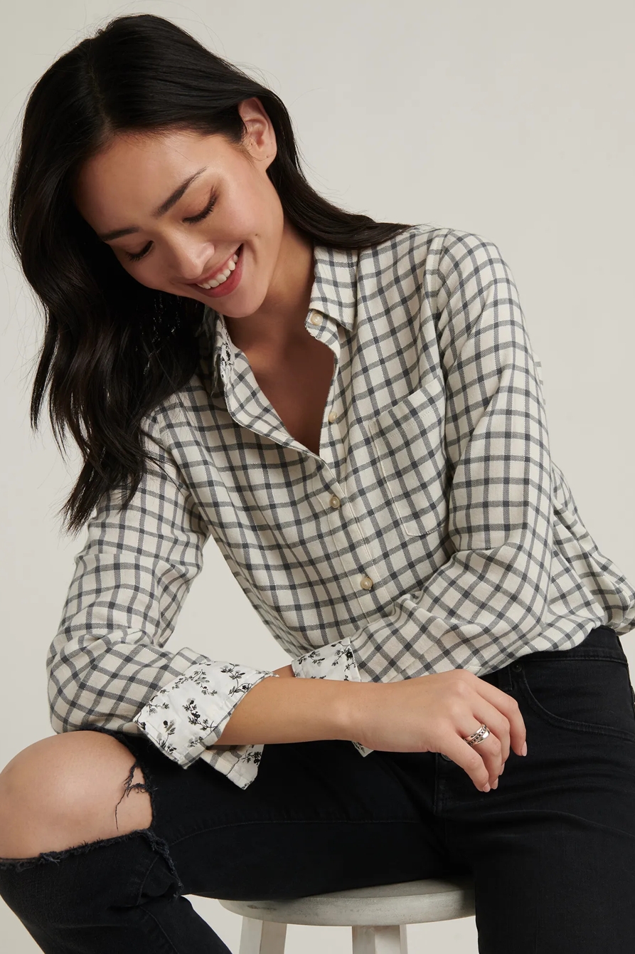 CLASSIC ONE POCKET PLAID SHIRT, image 4